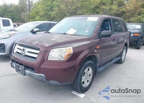 2007 Honda Pilot Lx from USA, damaged, VIN 5FNYF28127B020871